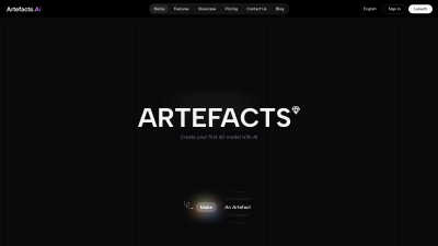 Artefacts.AI - Tech tool for Generative Art