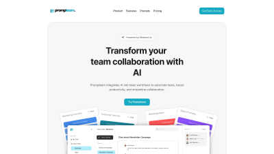 Prompteam - Tech tool for Copywriting
