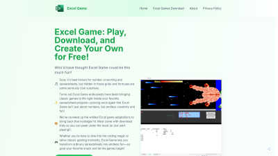 Excel Game - Tech tool for Education & Learning