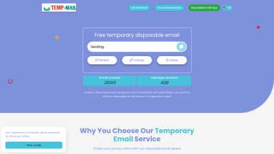 Temp Mail - Tech tool for Email Tools