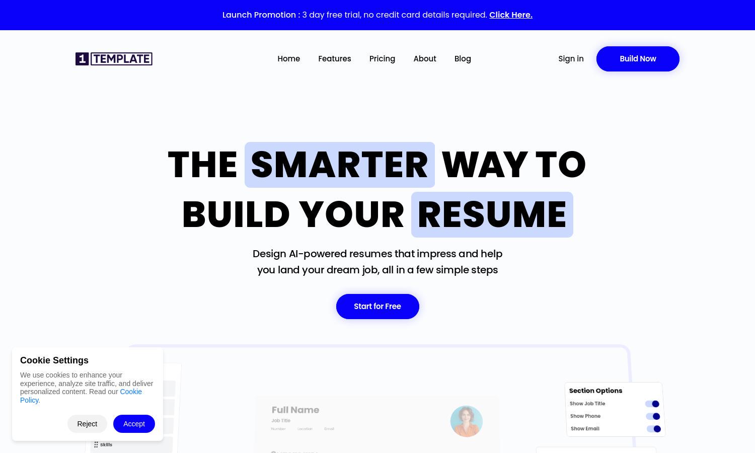 1Template Website