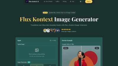 Flux Kontext - AI tool for Image & Photo