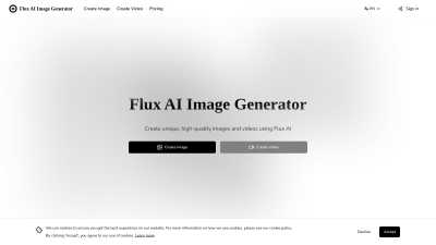 Flux AI Image Generator - Tech tool for Generative Art
