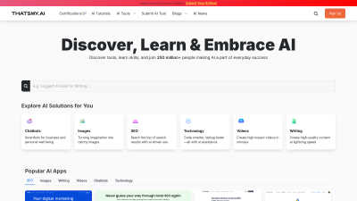 ThatsMyAI - Tech tool for Content Creation