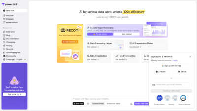 Powerdrill - Tech tool for Analytics & Data