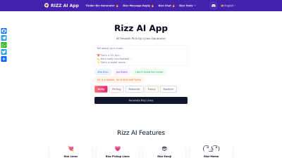 Rizz Lines AI - Tech tool for AI Assistants