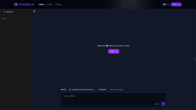 DeepSite AI - Tech tool for E-commerce