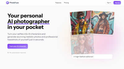 PhotoFuse - AI tool for Generative Art