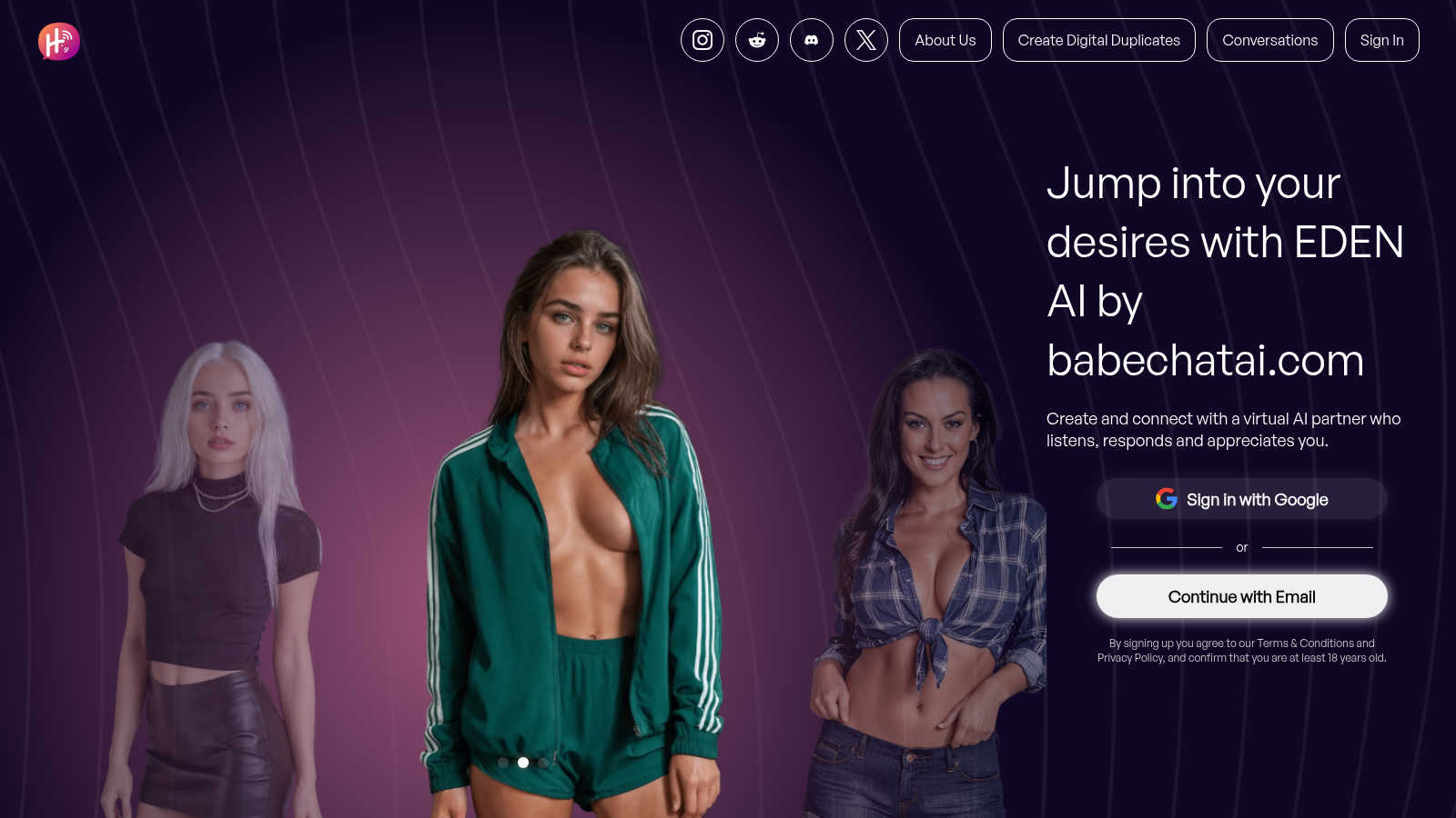 BabeChatAI application interface and features