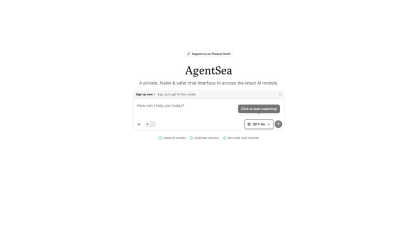 AgentSea - Tech tool for AI Assistants