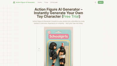 Action Figure AI Generator - Tech tool for Generative Art
