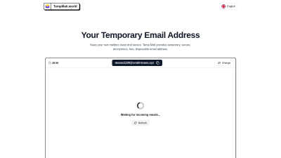 TempMail.World - Tech tool for Email Tools