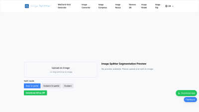 Image Splitter - Tech tool for Design Tools