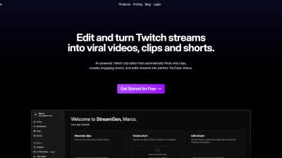 Streamgen - Tech tool for Video