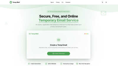 Temp Mail - Tech tool for Email Tools