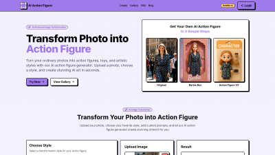 AI Action Figure Generator - Tech tool for Design Tools