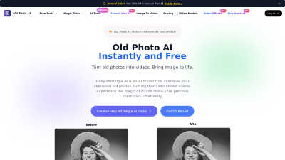 Deep Nostalgia AI - Tech tool for AI Assistants