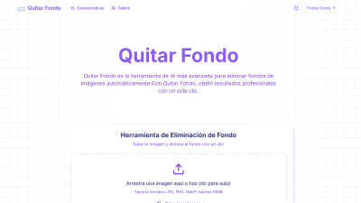Quitar Fondo - Tech tool for AI Assistants