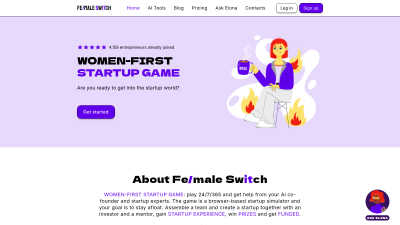 Fe/male Switch Startup Game - Tech tool for Education & Learning