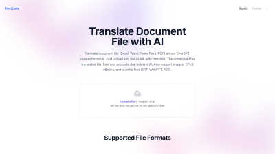 Doc2Lang - Tech tool for Productivity & Management