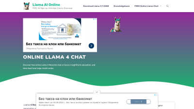 Llama AI Online - Tech tool for Content Creation