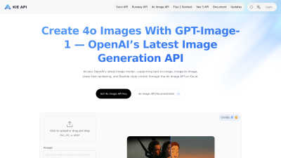 Kie.ai - Tech tool for Image & Photo