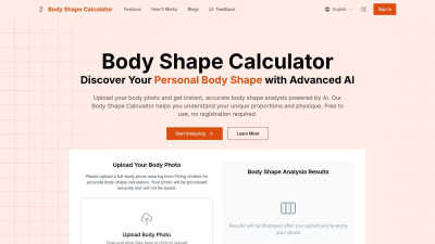 AI Body Shape Calculator - AI tool for AI Assistants