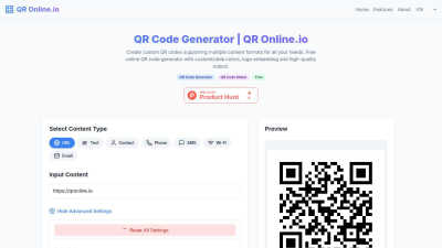 QR Online.io - AI tool for Design Tools