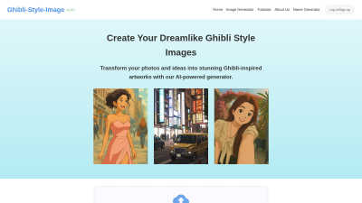Ghibli Style Image Generator - Tech tool for Generative Art