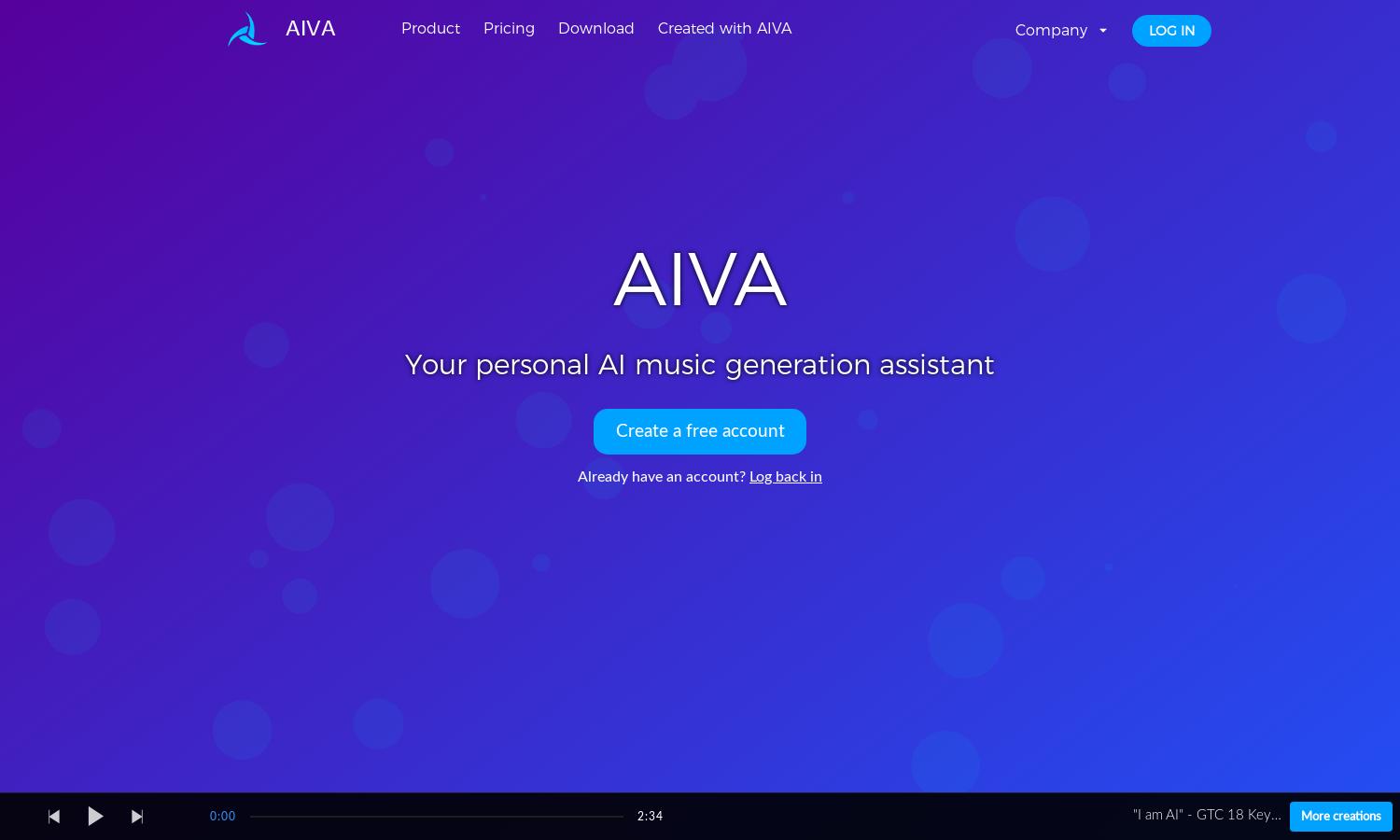 AIVA Website