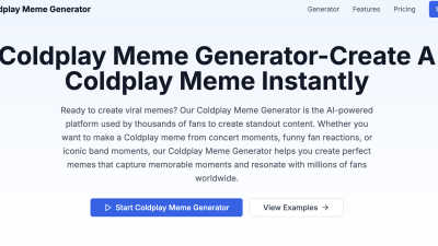 Coldplay Meme Generator - Tech tool for Image & Photo