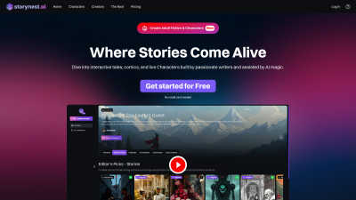 Storynest.ai - Tech tool for Content Creation