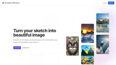 Scribble Diffusion - Tech tool for Content Creation
