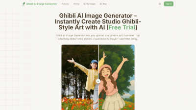 Ghibli AI Image Generator - Tech tool for Content Creation