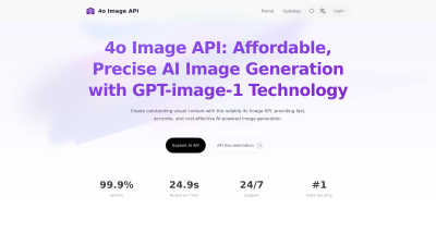 4oImageAPI.io:  Affordable and Reliable 4o Image API(The latest released) - Tech tool for Generative Art