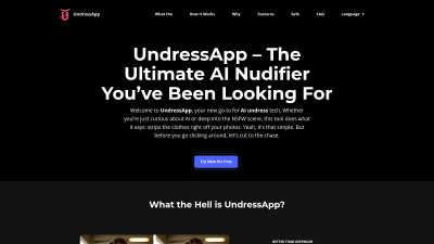 UndressApp - Tech tool for Content Creation
