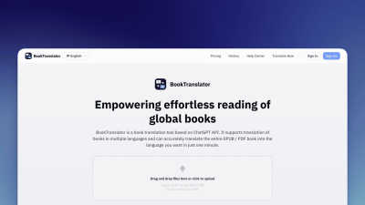 BookTranslator - Tech tool for Language & Translation