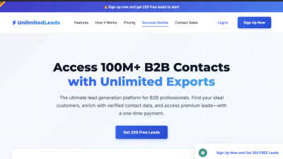 Unlimited leads - Tech tool for Marketing