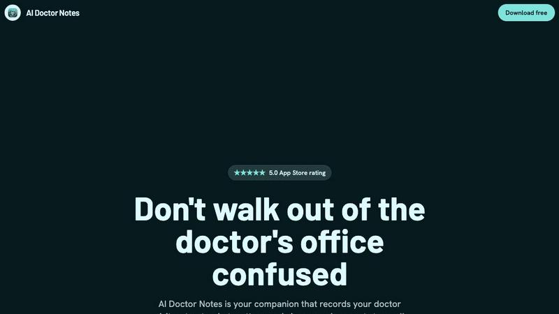Ai Doctor Notes screenshot