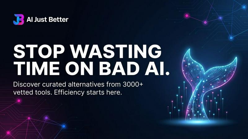 AI Just Better application interface and features