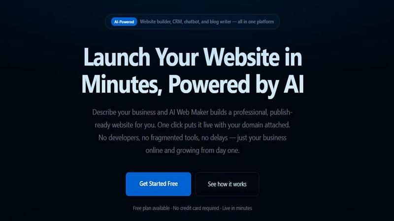 AI Web Maker screenshot