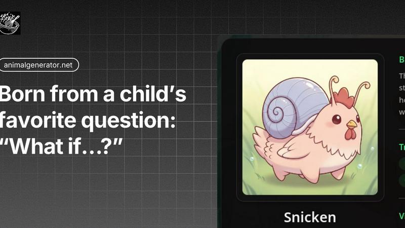 Magic Animal Generator application interface and features