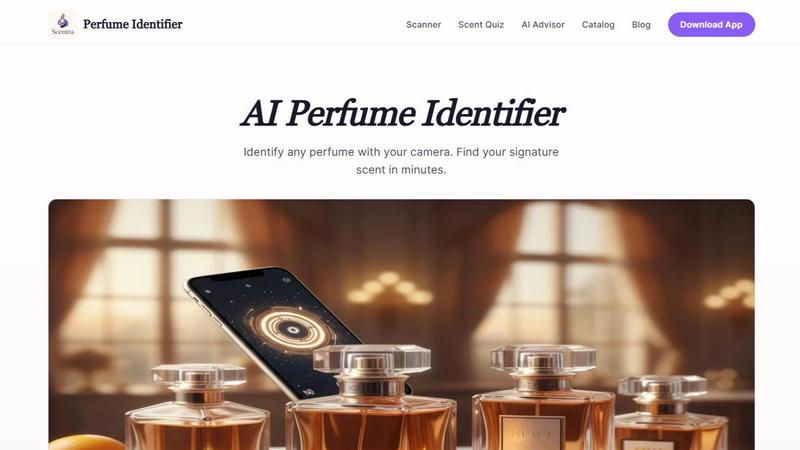 Perfume Identifier & Fragrance Finder - Scentra screenshot