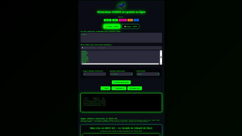 AsciiArt screenshot