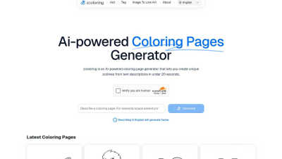 ZColoring - AI tool for Design Tools