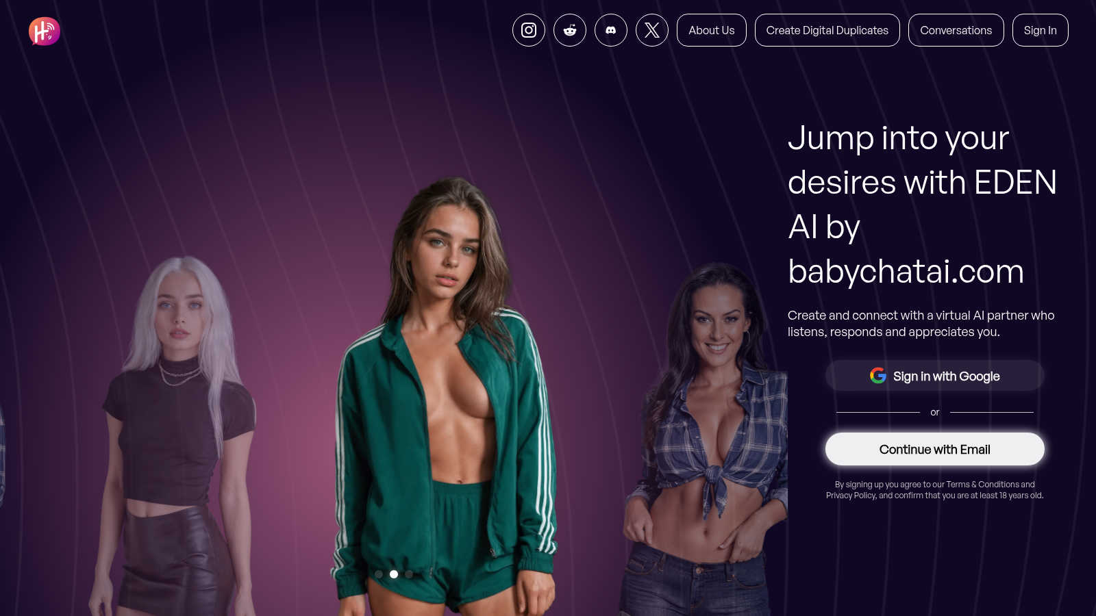 BabyChatAI application interface and features