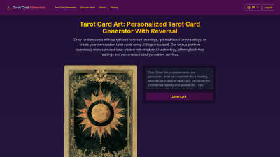 Tarot Card Art - Tech tool for Personal Development