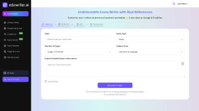 EduWriter.ai - Tech tool for Education & Learning