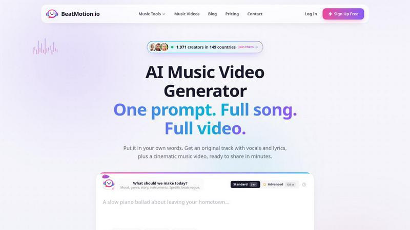 BeatMotion screenshot