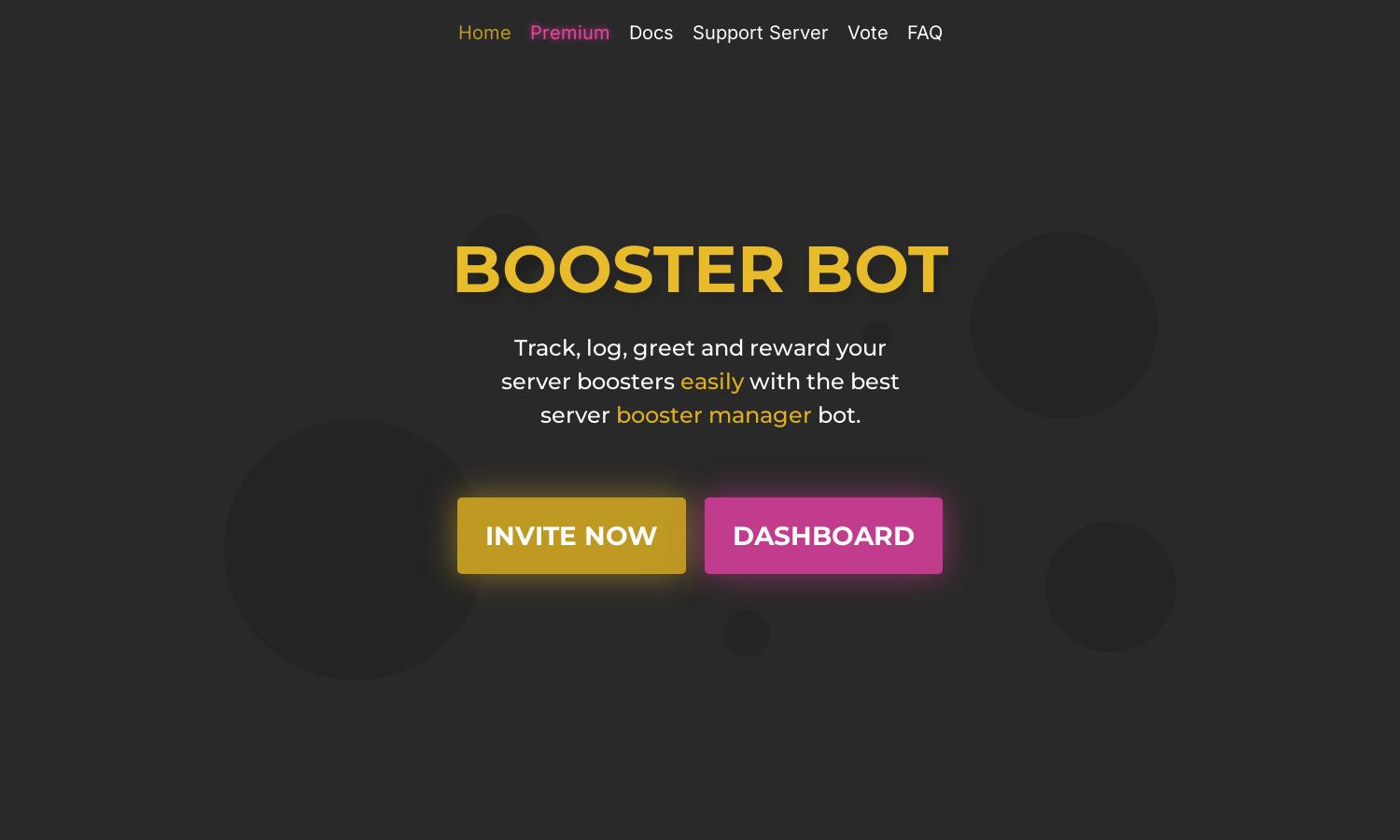 Booster Bot Website